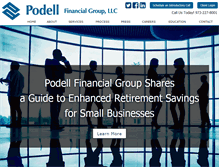 Tablet Screenshot of podellfinancialgroup.com